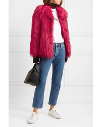 Opening Ceremony Supersonic Faux Fur Jacket