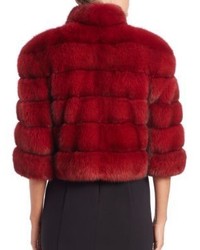 The Fur Salon Cropped Sable Fur Jacket