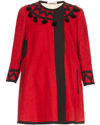 Vita Kin Mira Tassel Embellished Linen Coat