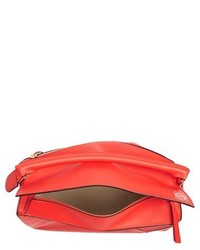 Loewe Large Puzzle Calfskin Leather Bag Red