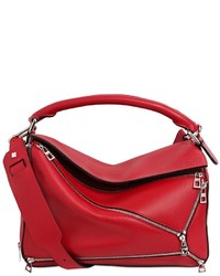 Loewe Medium Puzzle Zip Leather Top Handle Bag