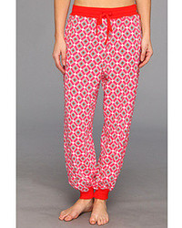 Josie Diamond Printed Jersey Pajama Pant