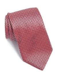 BOSS Geometric Woven Silk Tie