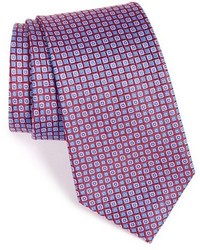 Nordstrom Shop Small Neat Textured Silk Tie