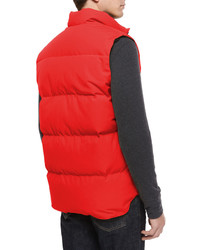 Canada Goose Freestyle Down Puffer Vest Red