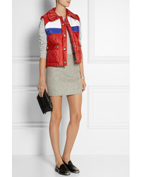 Miu Miu Hooded Quilted Shell Vest