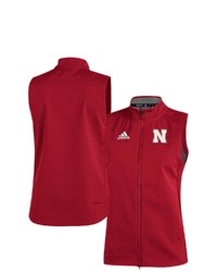 adidas Scarlet Nebraska Huskers Game Mode Full Zip Vest At Nordstrom