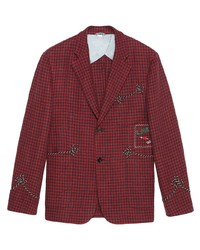 Gucci Linen Jacket With Cassandra Patch