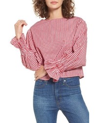 Red Gingham Blouse