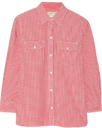 Current/Elliott The Perfect Checked Cotton Shirt