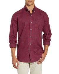 Southern Tide Donner Classic Fit Gingham Flannel Shirt