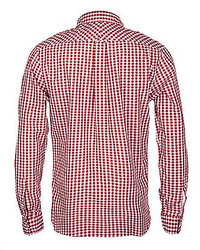 Jachs Manufacturing Co Long Sleeve Gingham Doby Shirt