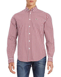 Lacoste Long Sleeve Gingham Check Sportshirt