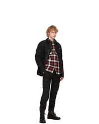 Belstaff Red And White Check Western Shirt