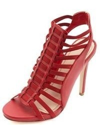 Red Gladiator Sandals