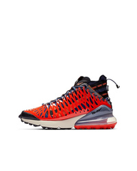Nike Blue And Red Ispa Air Max 270 High Top Sneakers