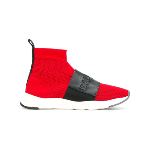 red sneaker boots