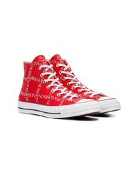 Converse X Jw Anderson Red Sneakers