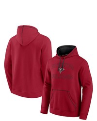 FANATICS Branded Red Atlanta Falcons Tiebreaker Pullover Hoodie At Nordstrom