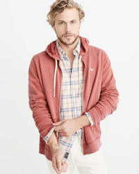 Abercrombie & Fitch Burnout Icon Full Zip Hoodie