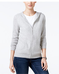 Charter Club Cashmere Zip Front Hoodie Only At Macys
