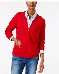 Charter Club Cashmere Zip Front Hoodie Only At Macys