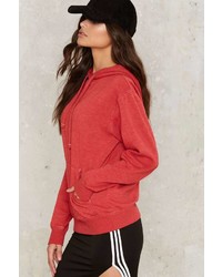 Factory Griffith Park Hooded Sweatshirt Red