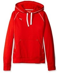puma red hoodie womens