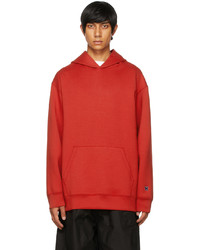 Needles Red Jersey Classic Hoodie