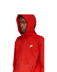 Nike Red Sportswear Tech Hoodie