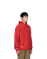 Heron Preston Red Style Basic Hoodie