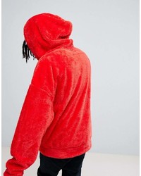 asos fluffy hoodie