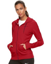 Nike Solid Jersey Full Zip Hoodie