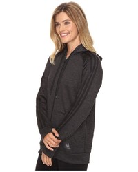 adidas Team Issue Fleece 3 Stripes Full Zip Hoodie