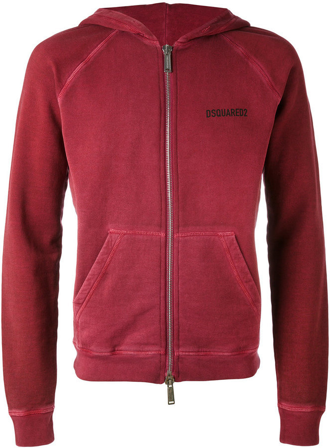 dsquared2 zip hoodie