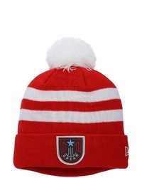 New Era Red Atlanta Dream Wnba Cuffed Knit Hat With Pom At Nordstrom