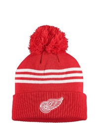 adidas Red Detroit Red Wings Locker Room Three Ed Knit Hat With Pom At Nordstrom