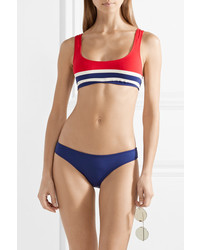 Solid & Striped The Elle Striped Stretch Bikini Top