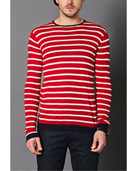 21men 21 Striped Cotton Blend Sweater