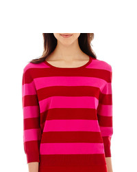 MNG by Mango 34 Sleeve Striped Sweater