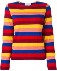 Comme Des Garons Girl Striped Sweater