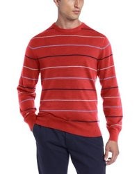 Izod Long Sleeve Fine Gauge Multi Stripe Sweater