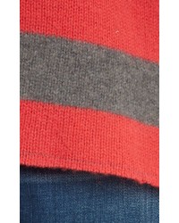 The Elder Statesman Stripe Cashmere Sweater Grey