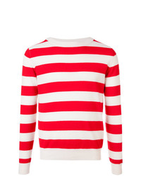 Holiday Striped Crew Neck Sweater