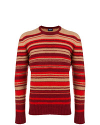 Drumohr Striped Slim Fit Sweater