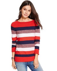 Tommy Hilfiger Striped Boatneck Sweater