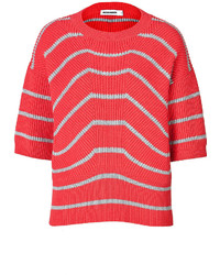 Jil Sander Wool Cashmere Striped Pullover