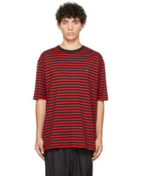 Undercoverism Black Red Stripe T Shirt