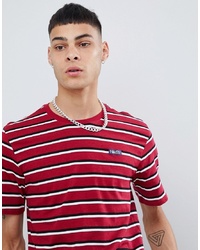 Nike SB Just Do It Stripe T Shirt In Red 923424 104