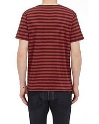 R 13 R13 Striped Jersey T Shirt